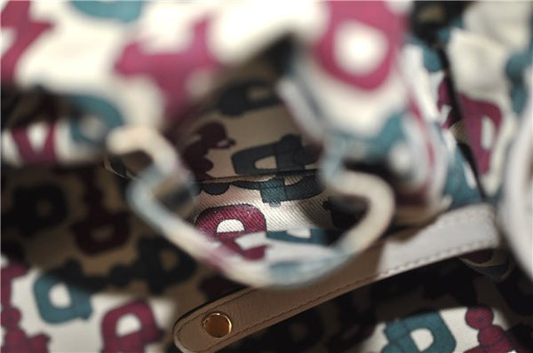 Authentic GUCCI Princy Guccissima GG Leather Tote Bag 163805 Ivory 6451E