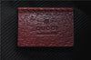 Authentic GUCCI Vintage Hand Bag Pouch Purse GG Canvas Leather 07198 Pink 6453E