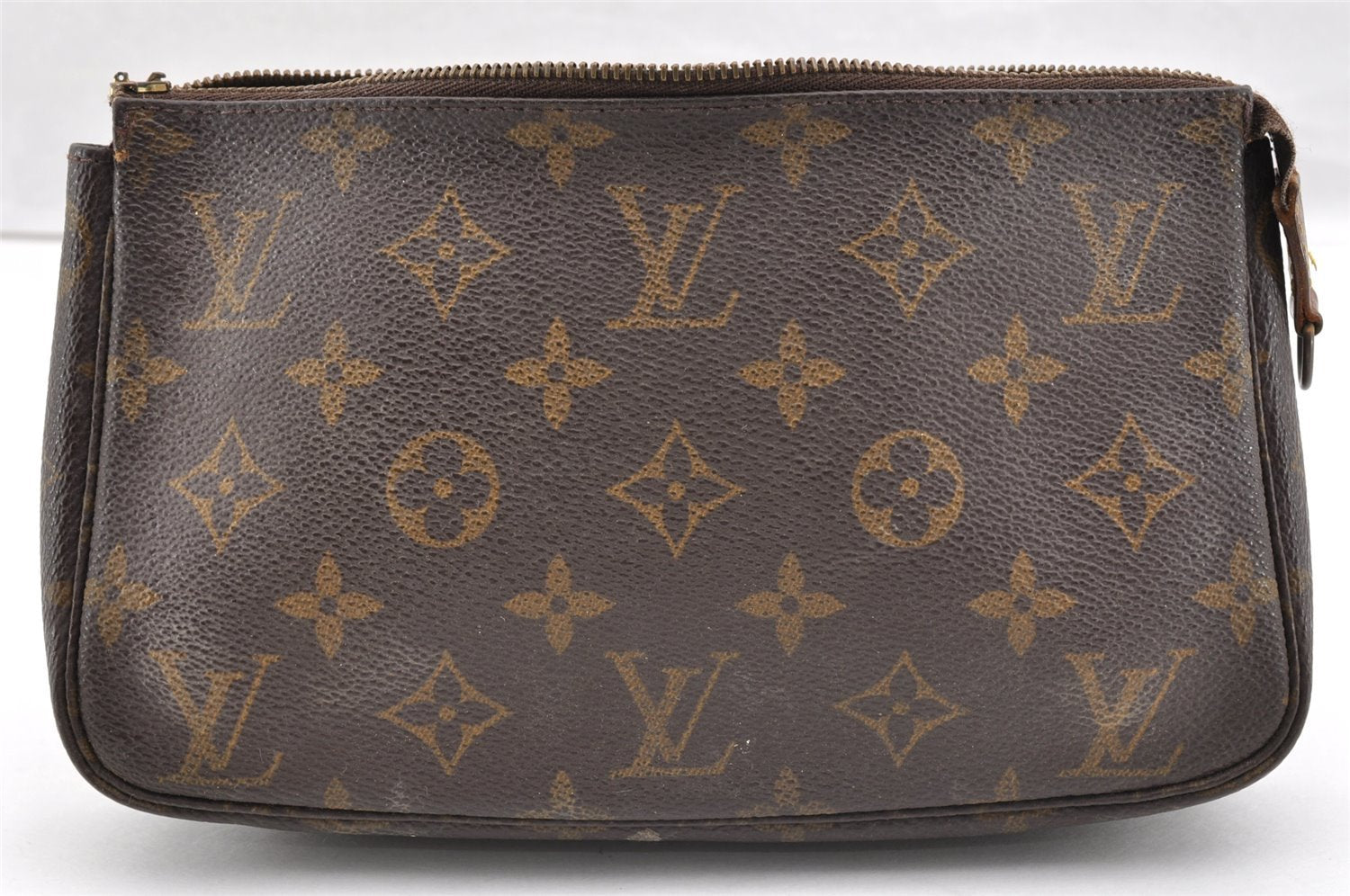 Authentic Louis Vuitton Monogram Pochette Accessoires Pouch M51980 Junk 6457I