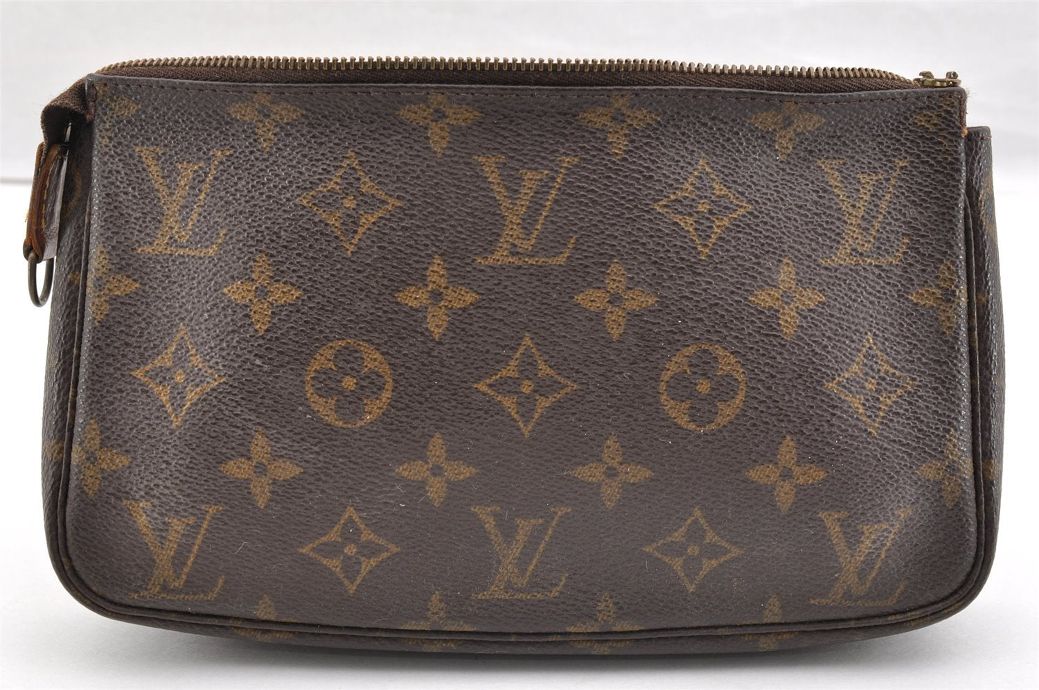 Authentic Louis Vuitton Monogram Pochette Accessoires Pouch M51980 Junk 6457I