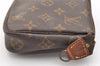 Authentic Louis Vuitton Monogram Pochette Accessoires Pouch M51980 Junk 6457I