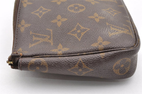 Authentic Louis Vuitton Monogram Pochette Accessoires Pouch M51980 Junk 6457I