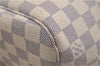 Authentic Louis Vuitton Damier Azur Neverfull PM Tote Bag N51110 LV 6459F