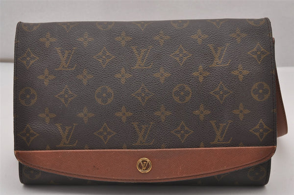 Authentic Louis Vuitton Monogram Bordeaux M51797 2Way Shoulder Clutch Bag 6460I