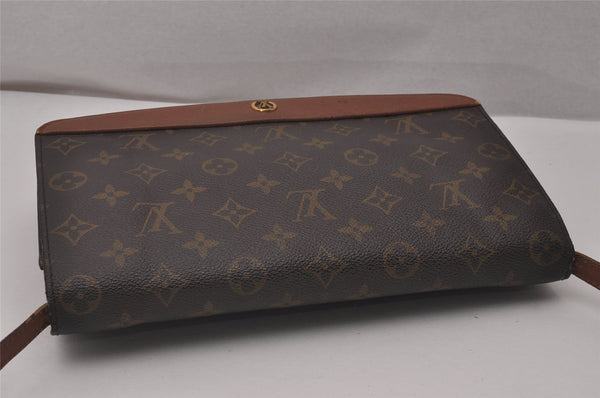 Authentic Louis Vuitton Monogram Bordeaux M51797 2Way Shoulder Clutch Bag 6460I