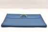 Authentic Louis Vuitton Epi Iena 32 Clutch Hand Bag Purse Blue M52715 LV 6461I