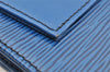 Authentic Louis Vuitton Epi Iena 32 Clutch Hand Bag Purse Blue M52715 LV 6461I