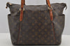 Authentic Louis Vuitton Monogram Totally MM Shoulder Tote Bag M41015 LV 6465I