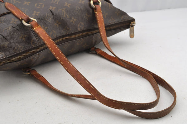 Authentic Louis Vuitton Monogram Totally MM Shoulder Tote Bag M41015 LV 6465I