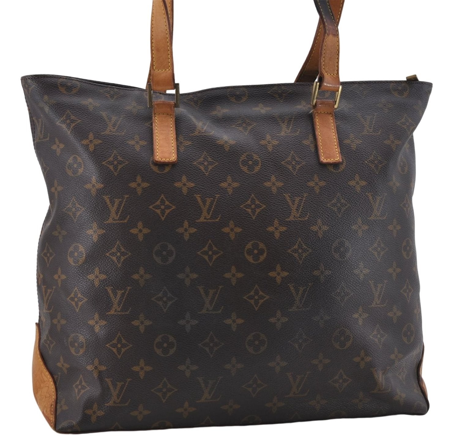 Authentic Louis Vuitton Monogram Cabas Mezzo Tote Bag M51151 LV 6467D