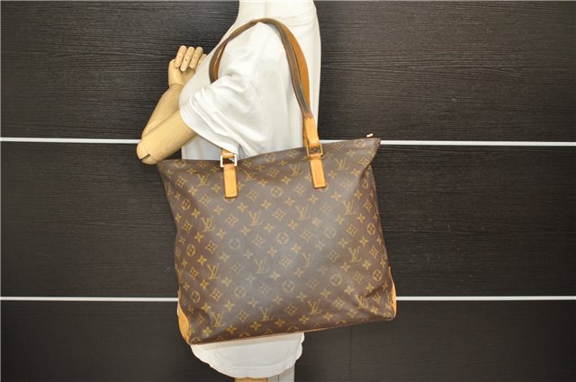 Authentic Louis Vuitton Monogram Cabas Mezzo Tote Bag M51151 LV 6467D