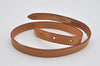 Authentic Louis Vuitton Leather Shoulder Strap For Bucket PM 27.6" Beige 6468I