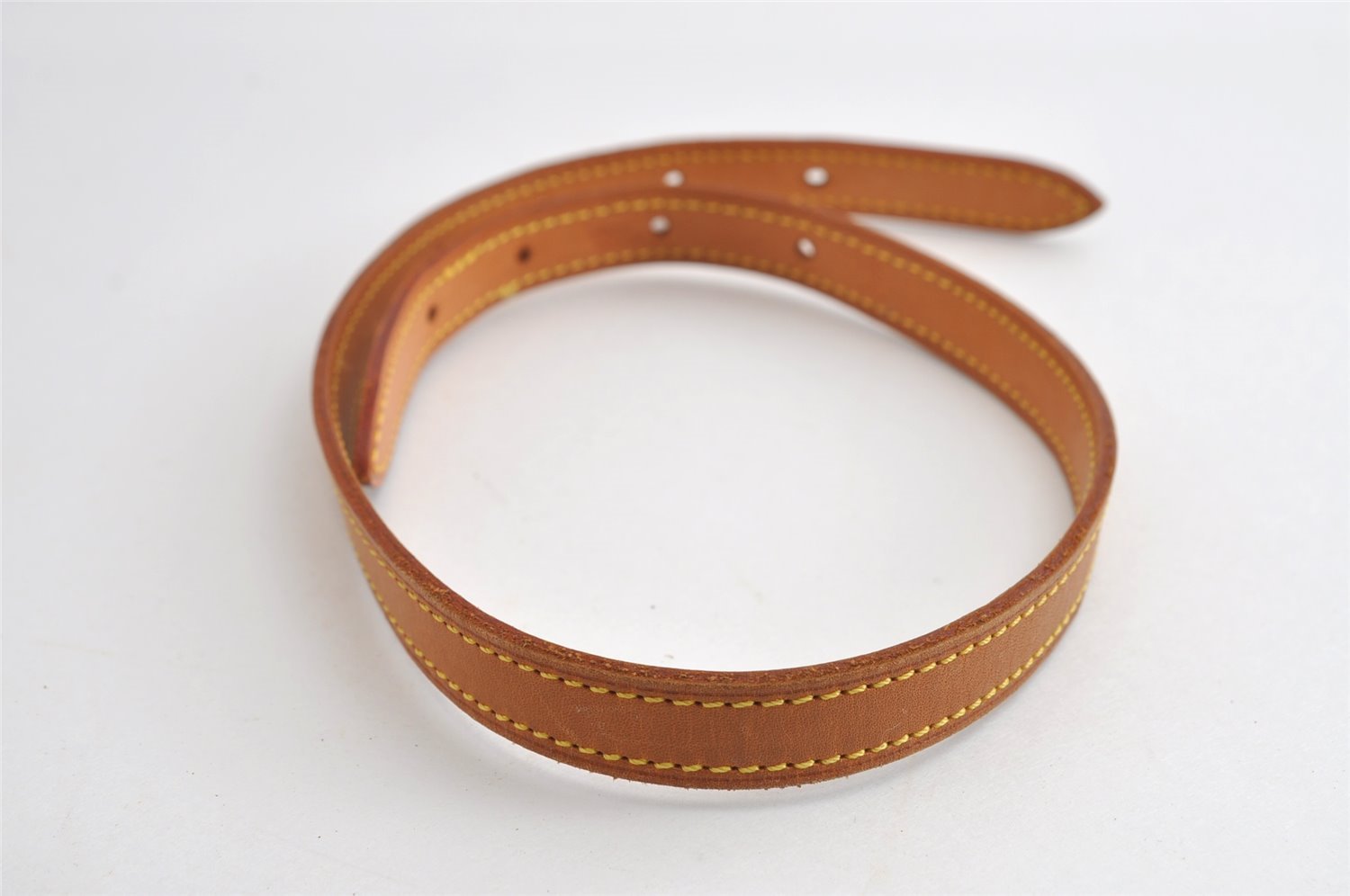 Authentic Louis Vuitton Leather Shoulder Strap For Bucket PM 27.6