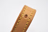 Authentic Louis Vuitton Leather Shoulder Strap For Bucket PM 27.6" Beige 6472I