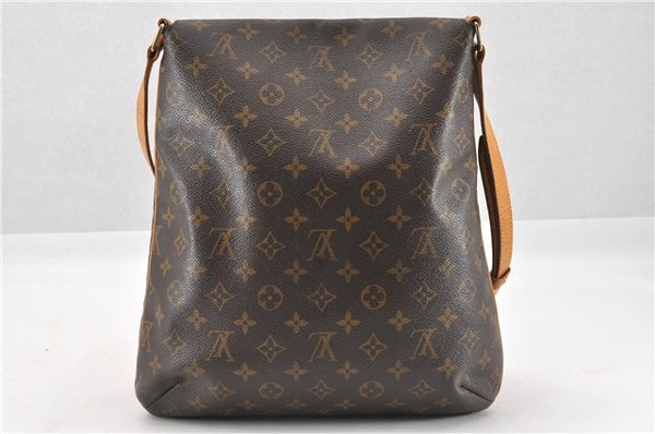 Authentic Louis Vuitton Monogram Musette Shoulder Cross Body Bag M51256 LV 6473F