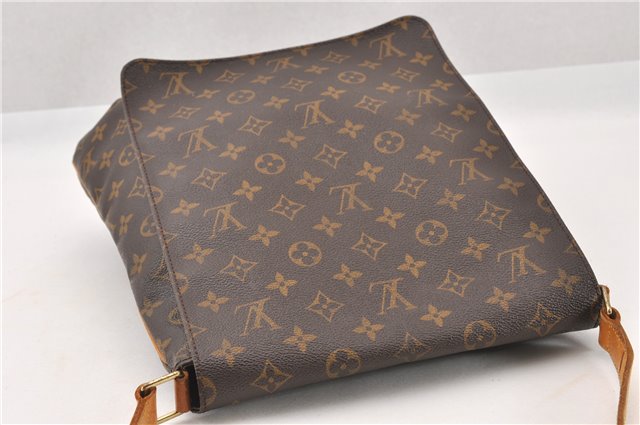 Authentic Louis Vuitton Monogram Musette Shoulder Cross Body Bag M51256 LV 6473F