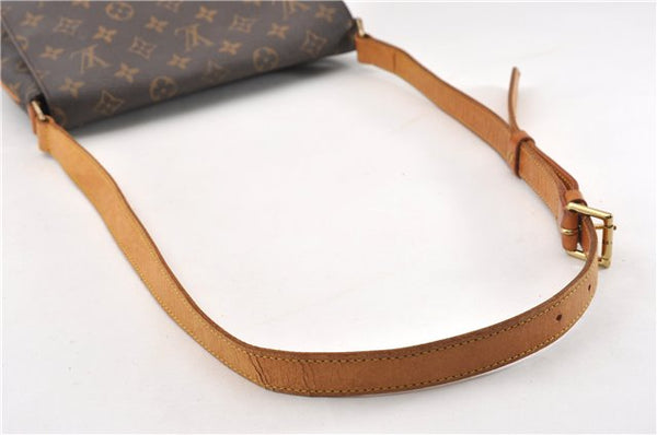 Authentic Louis Vuitton Monogram Musette Shoulder Cross Body Bag M51256 LV 6473F