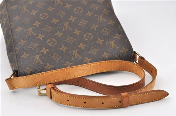 Authentic Louis Vuitton Monogram Musette Shoulder Cross Body Bag M51256 LV 6473F