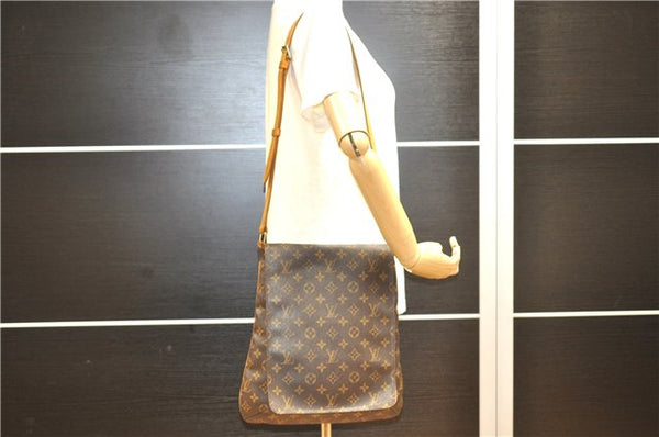 Authentic Louis Vuitton Monogram Musette Shoulder Cross Body Bag M51256 LV 6473F