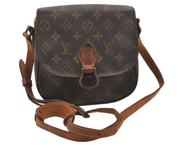 Authentic Louis Vuitton Monogram Saint Cloud MM M51243 Shoulder Cross Bag 6473H