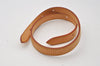 Authentic Louis Vuitton Leather Shoulder Strap For Bucket PM 27.6" Beige 6473I