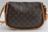 Authentic Louis Vuitton Monogram Menilmontant PM M40474 Shoulder Cross Bag 6474F