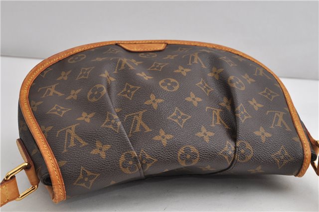 Authentic Louis Vuitton Monogram Menilmontant PM M40474 Shoulder Cross Bag 6474F