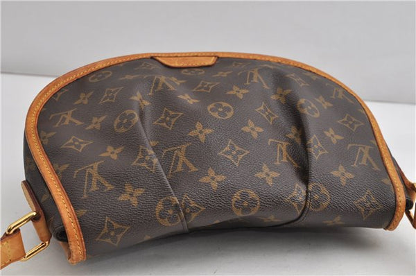 Authentic Louis Vuitton Monogram Menilmontant PM M40474 Shoulder Cross Bag 6474F