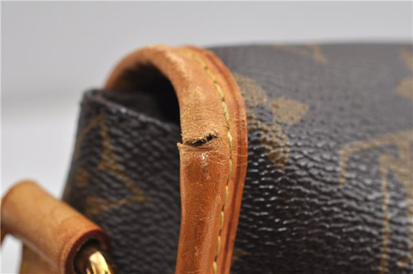 Authentic Louis Vuitton Monogram Menilmontant PM M40474 Shoulder Cross Bag 6474F