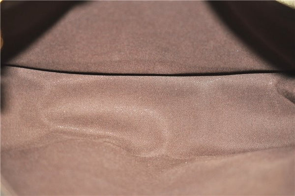 Authentic Louis Vuitton Monogram Menilmontant PM M40474 Shoulder Cross Bag 6474F