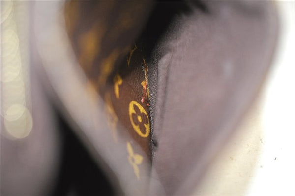 Authentic Louis Vuitton Monogram Menilmontant PM M40474 Shoulder Cross Bag 6474F