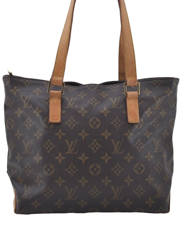 Authentic Louis Vuitton Monogram Cabas Piano Tote Bag M51148 LV 6476D
