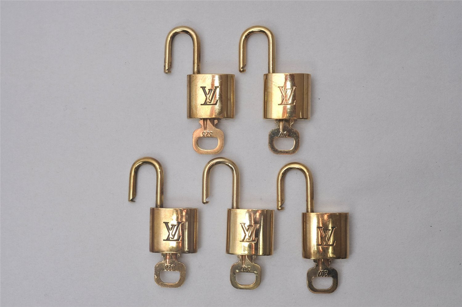 Authentic Louis Vuitton Padlock & Keys 10Set LV 6476I