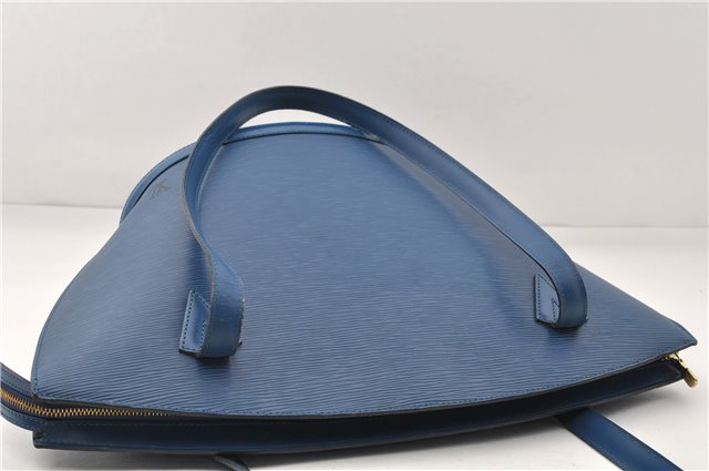 Auth Louis Vuitton Epi Saint Jacques Shopping Shoulder Bag Blue M52265 LV 6478E