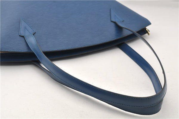 Auth Louis Vuitton Epi Saint Jacques Shopping Shoulder Bag Blue M52265 LV 6478E
