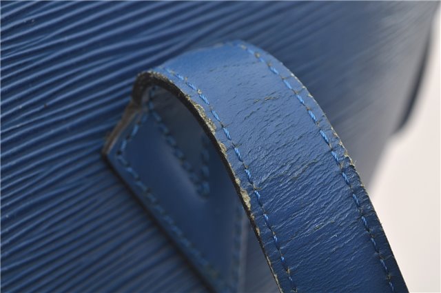 Auth Louis Vuitton Epi Saint Jacques Shopping Shoulder Bag Blue M52265 LV 6478E