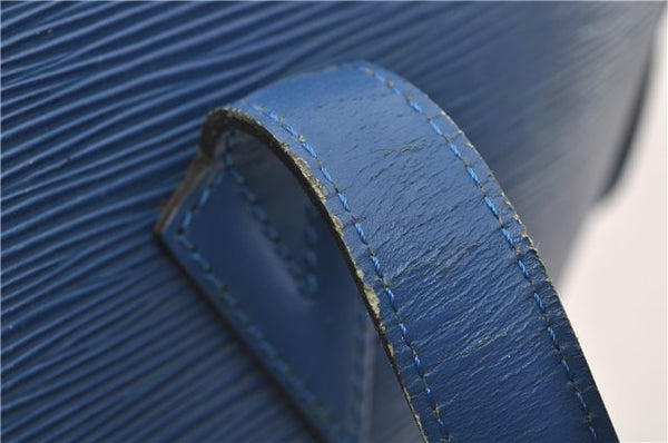 Auth Louis Vuitton Epi Saint Jacques Shopping Shoulder Bag Blue M52265 LV 6478E