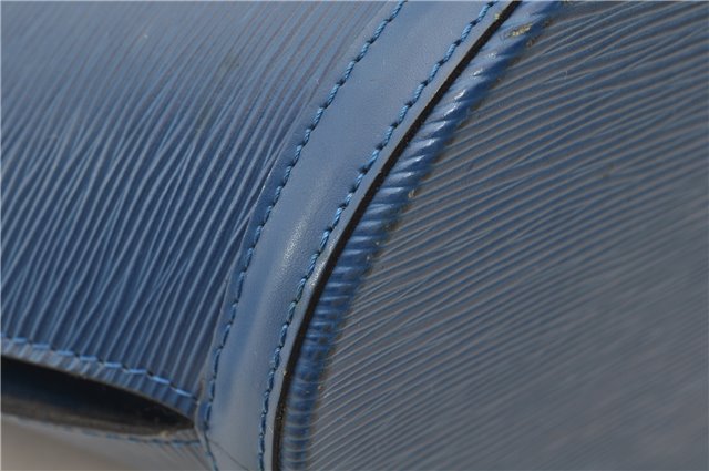 Auth Louis Vuitton Epi Saint Jacques Shopping Shoulder Bag Blue M52265 LV 6478E