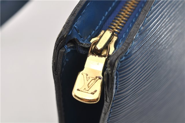 Auth Louis Vuitton Epi Saint Jacques Shopping Shoulder Bag Blue M52265 LV 6478E
