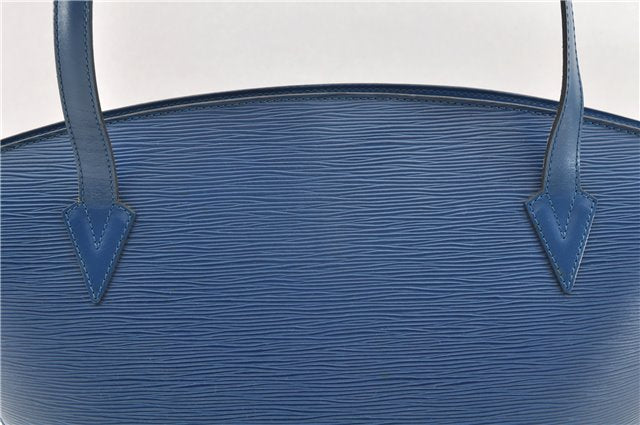 Auth Louis Vuitton Epi Saint Jacques Shopping Shoulder Bag Blue M52265 LV 6478E