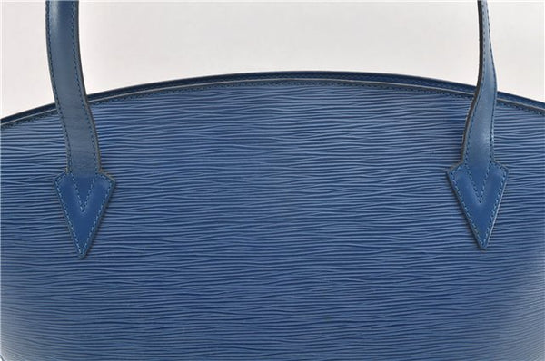 Auth Louis Vuitton Epi Saint Jacques Shopping Shoulder Bag Blue M52265 LV 6478E