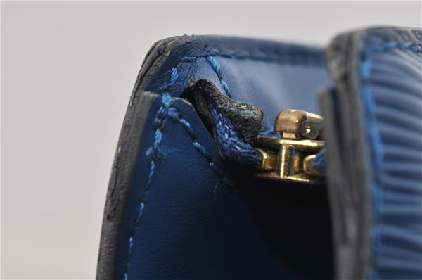 Auth Louis Vuitton Epi Saint Jacques Shopping Shoulder Bag Blue M52265 LV 6478E