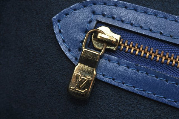 Auth Louis Vuitton Epi Saint Jacques Shopping Shoulder Bag Blue M52265 LV 6478E
