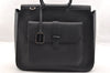 Authentic GUCCI Vintage 2Way Hand Bag Leather Black Junk 6480I