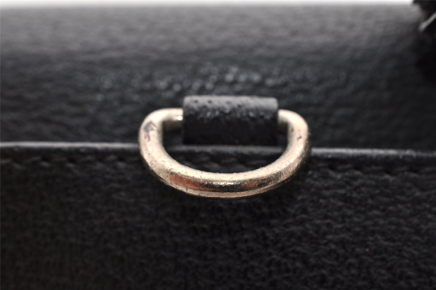 Authentic GUCCI Vintage 2Way Hand Bag Leather Black Junk 6480I