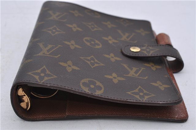 Authentic LOUIS VUITTON Monogram Agenda MM Day Planner Cover R20004 LV 6481C