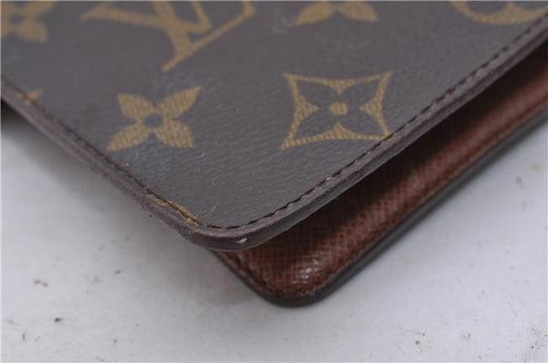 Authentic LOUIS VUITTON Monogram Agenda MM Day Planner Cover R20004 LV 6481C