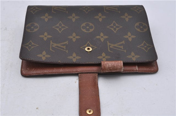 Authentic LOUIS VUITTON Monogram Agenda MM Day Planner Cover R20004 LV 6481C