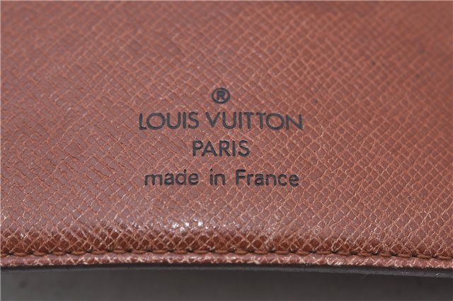 Authentic LOUIS VUITTON Monogram Agenda MM Day Planner Cover R20004 LV 6481C