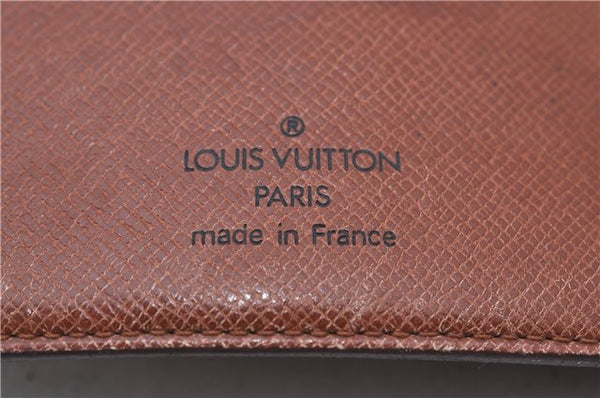 Authentic LOUIS VUITTON Monogram Agenda MM Day Planner Cover R20004 LV 6481C